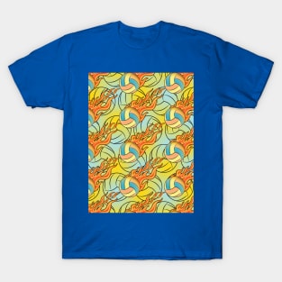 Volleyball Pattern T-Shirt